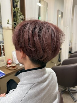 コアフィールフィス(COIFFURE fils) 新規お得クーポンあり【見附　今町】メンズピンクカラー