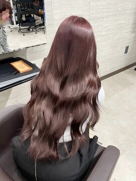 イートンクロップガーデン(Eton Crop Garden) ブリーチなしWカラー/透明感カラー/ピンクブラウン/郡山