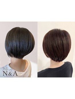 透明感カラー/明るめ色味/白髪ぼかしなど白髪を活かしたおしゃれなカラーをご提案♪［春日部駅1分］