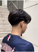 センターパート×曲がる縮毛矯正