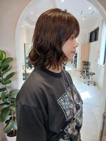 ラボヌールヘアーグレース 門前仲町店(La Bonheur hair grace)&nbsp;【grace三瓶】ニュアンスカーリーヘア/ショコラブラウン