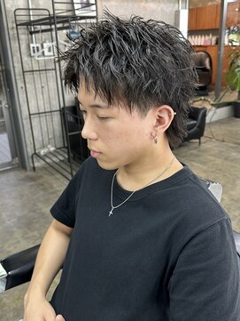 ロンドガルマン 名古屋(Lond GULLMAN) 【Lond GULLMAN江村】襟足ありスパイキーショート