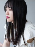 切りっぱなしストレートロング