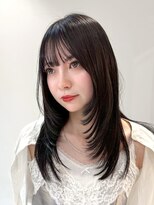 ロンドリメゾン 原宿(Lond re Maison.)&nbsp;姫カットレイヤーレイヤーカット韓国風巻き顔周り前髪原宿表参道