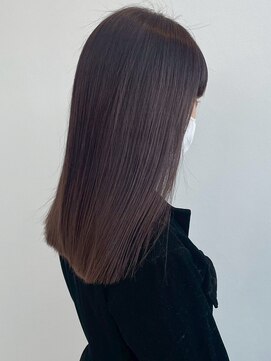 キャパサウス 春日 大野城店(CAPA south) アッシュブラウン 顔周りカット 髪質改善ストレート 艶髪 20代