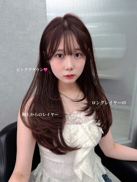 ボタン ハカタ(VOTAN hakata) 暖色カラー/ピンクブラウン/博多美容室/