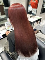 フォルテ プリモ 焼津 藤枝(FORTE PRIMO)&nbsp;チェリーレッド/ダブルカラー/暖色カラー/ブリーチ/韓国/前髪