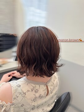 ルアナ ヘア アンド トリートメント(Luana) 秋カラーの王道☆マロンブラウン