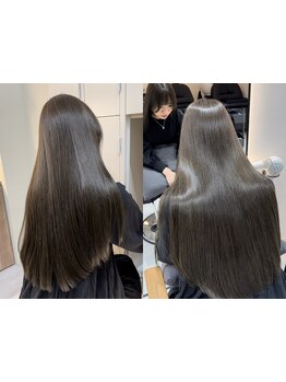 [#髪質改善#超音波アイロン]新感覚！Zina自社開発の『髪質改善トリートメント』で溢れる艶髪に♪[札幌]