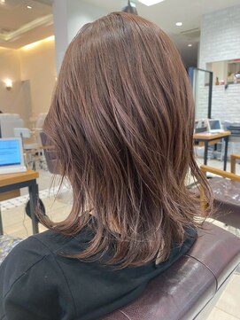 ラ ブーケ 中川中島店(La Bouquet) 黒髪/オリーブグレー/小顔/ココアベージュ/中川中島駅