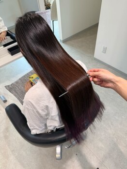 イロアイ(iro I)の写真/ナチュラルなサラサラ美髪矯正☆髪の状態に合わせた施術でダメージレスで扱いやすい艶やかなストレートへ♪