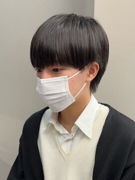 エルマーク 梅田(L-MARK) マッシュヘア/黒髪/メンズカット/men's/メンズ/眉毛