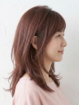 と和 巣鴨 【大人の上品】小顔ひし形ミディアム×ピンクショコラ