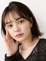 ファルベ(Farbe) ミルクティー/ダークブルー/デジタルパーマ/ワンホンレイヤー