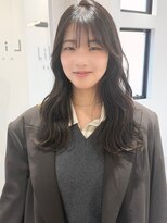リル 四条河原町(LiLu)&nbsp;ミディアムパーマレイヤーパーマウェーブパーマ小顔パーマ