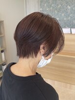 ヘアーズ 沖浜店(HAIRZ) 《HAIRZ》渡内 ピンクブラウンショートボブ