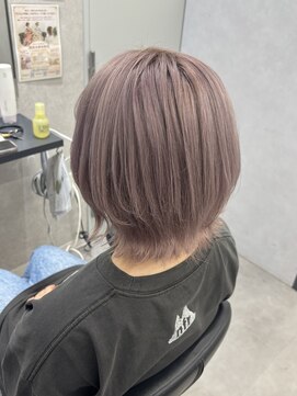 ヘアサロン ドットプラス 町田店(dot. plus) ワンホンレイヤー/ミルクティーブロンド/ダークブルー/町田