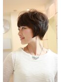 大人かわいいナチュラルショート RENJISHI 石元