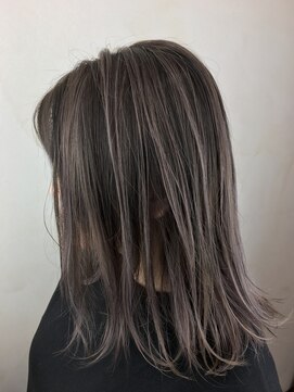 クレアール(CREAR) バレイヤージュ×グレージュ