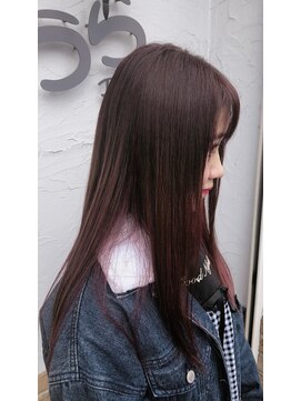 ヘアーメイク ラウラ(Hair+Make RauRa) インナーカラー×チェリーピンク