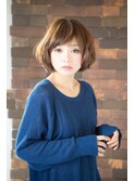 【Ria 目黒】大人女性の丸みショートボブ