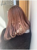 スケスケピンクベージュ【hub(hair)天神今泉】