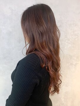 アイティー バイ アルバム 浦和店(IT by ALBUM) ピンクブラウン_オリーブカラーハイライトカラー_ba246542