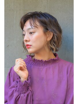 ゼンコー 国分寺(ZENKO) 【ゼンコー国分寺店】 インナーカラーのシースルーボブ