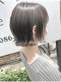 【ARCH 竹田】外ハネミニボブ　ミルクティーグレージュ
