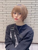 リアイス(Re:ICE)&nbsp;ミニウルフ/くすみブルー/流れるレイヤー/インナーハイライト