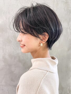 アイティーバイアルバム 八王子店(IT by ALBUM) ハンサムマッシュ_マッシュショートフェザーバング_ba345061