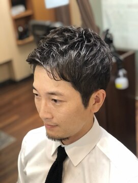 ヒロギンザ 浜松町店(HIRO GINZA) アップバングビジネスショート