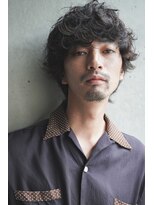 カライング(ing) スーツ短髪ツーブロック束感モテる黒髪シークレットパーマ流行