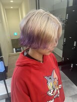 アイリー 名古屋(A/LEE)&nbsp;ブロンドヘア×バイオレットグラデーション