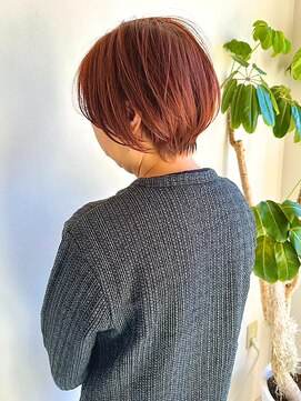 ヘアサロン セロ(Hair Salon SERO) 【セロ姫路】丸みショート/ローズブラウン