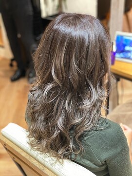 ヘアーショップ エヌアンドエー 越谷店(hair shop N&A) 髪質改善ケア×艶髪ウェーブ#30 Wカラー/ハイライト