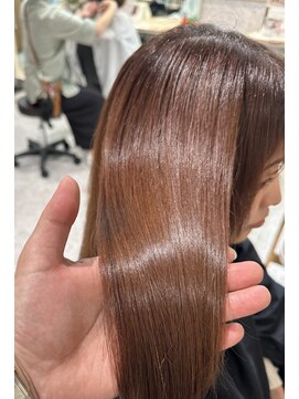 ゼストソエル(ZEST soell) 髪質改善カラーと髪質改善トリートメントでサラ艶髪に