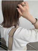★ミルクティーグレージュ艶カラー