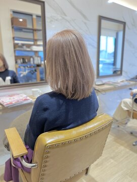 ラポールヘアー(rapport hair) milk tea ash beige color*