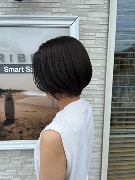 トライベッカスマートサロン(TRIBECA smart salon) 30代40代50代耳かけショート/ハンサムショート/小顔カット