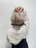 ヘアーバイフォーク 琴似店(Hair by VORK)&nbsp;ホワイトベージュ×ラインカラー