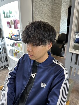 ハルクファースト 札幌(HRK 1st.) メンズ/波巻きパーマ/札幌/スパイラルパーマ/ショート