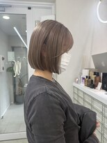 ガガ 心斎橋(GAGA)&nbsp;韓国/ハイトーンカラー/ワンホンヘア/レイヤーカット/髪質改善