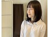 【REINA 限定】カット+ダメージレスカラー（根元）マッサージ10分【7980円】