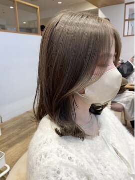 バイオレット 表参道店(Violet) 美髪外ハネボブラベンダーアッシュ(WA-24)