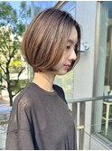 前下がりショート/長めショート/ショートボブ/30代40代50代/青山