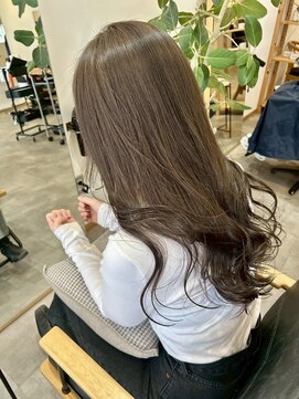 ソラ(SORA.) グレージュ/透明感/くすみカラー/20代/30代/40代/髪質改善