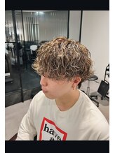 カルロイースタイル(CARLO e-style) 外国人風メッシュカラー×波巻きスパイラル