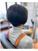 着物に合う後ろボリュームショートヘア