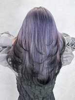 アルバム 銀座(ALBUM GINZA)&nbsp;ロング顔周りレイヤーウルフレイヤー美髪韓国ヘア_ba551701